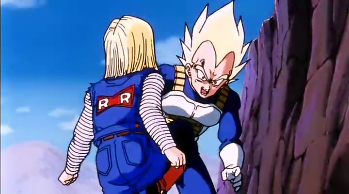 vegeta vs c18