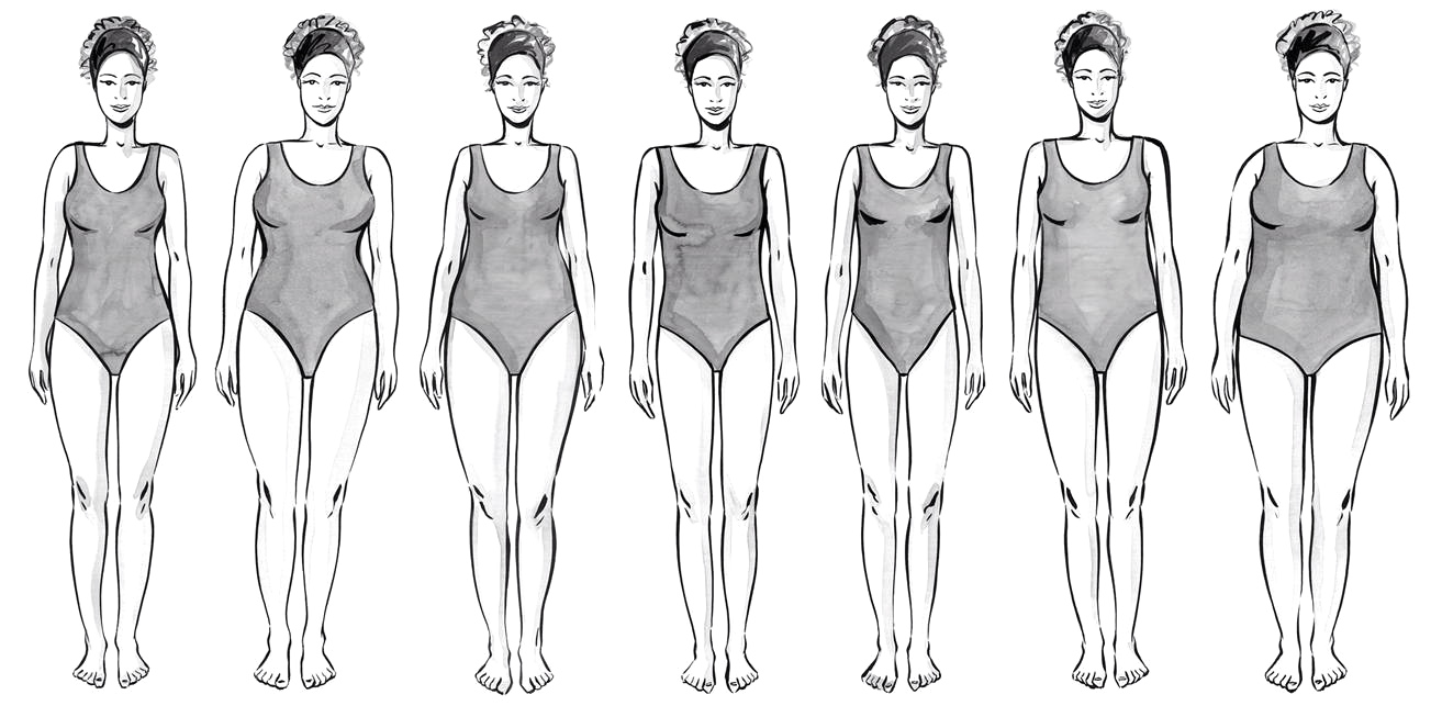 women shape body