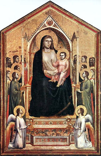 giotto madonna enthroned