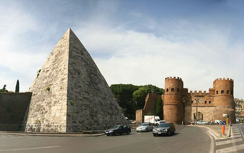 pyramid in rome