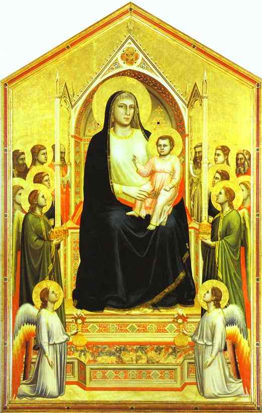 Byzantine Madonna Enthroned