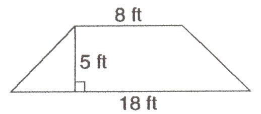 area of triangles parallelograms and trapezoids