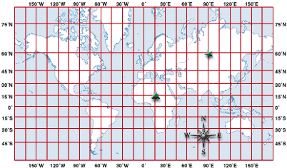 longitude latitude map states quiz united geography proprofs located triangle