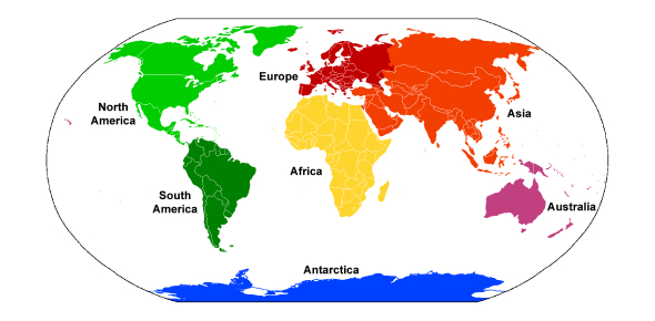 Continents Flashcards by ProProfs