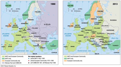         As indicated on the maps of economic and political alliances, in 1980 Ireland - ProProfs