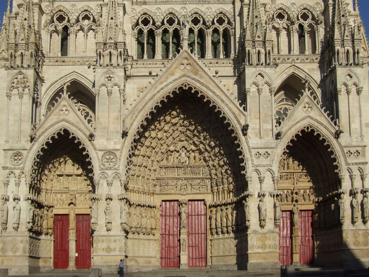 Амьенский собор Западный фасад