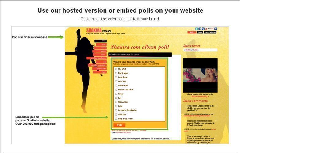 Embed Polls on Site