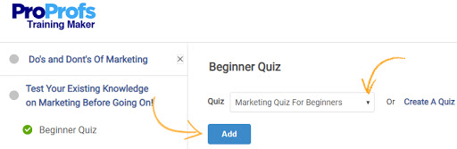 Add a Graded Quiz to an Online Course