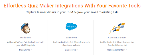 Integration with Marketing Automation Tools