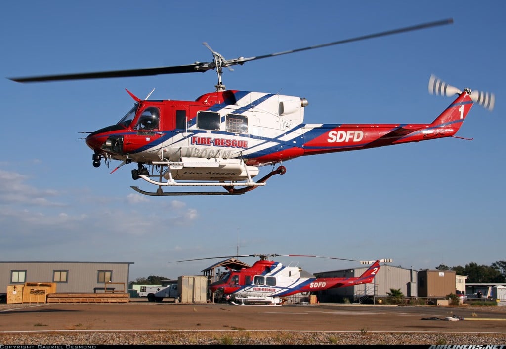 cal fire helicopters