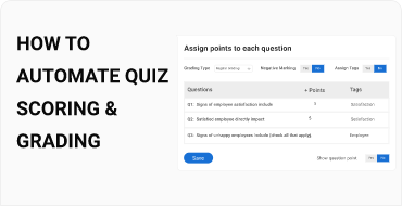How to Automate Quiz Scoring & Grading