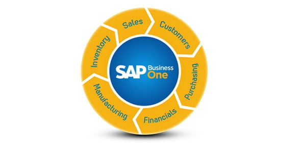 o ERP para PMEs SAP Business One é composto por módulos básicos e enxutos