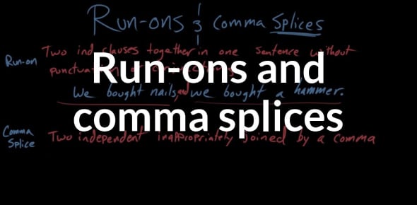 Run-on Sentences - ProProfs Quiz