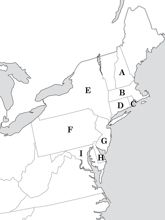 Blank Map Of The 13 Colonies Maping Resources